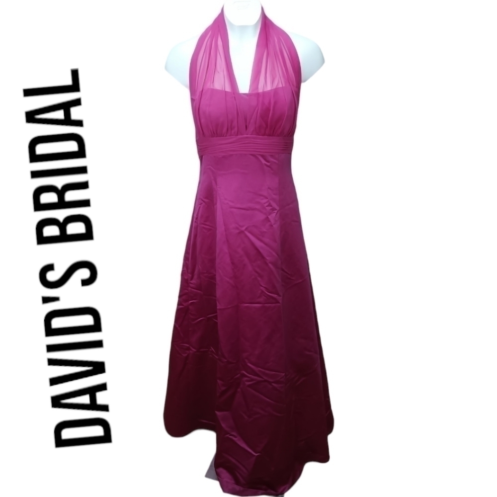 David's Bridal Gorgeous occasion Dress Barbie Pink Size 6